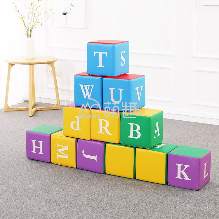 Kids Education Name - モエトリー キッズ DIY スポンジABC文字キューブブロック アルファベット ソフトプレイ
