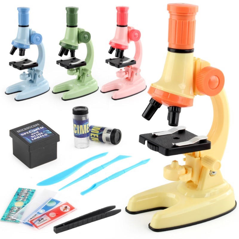 Kids Education Tools - 子供用科学顕微鏡 LEDライト HD教育STEM玩具 子供の誕生日プレゼント 研究室科学実験