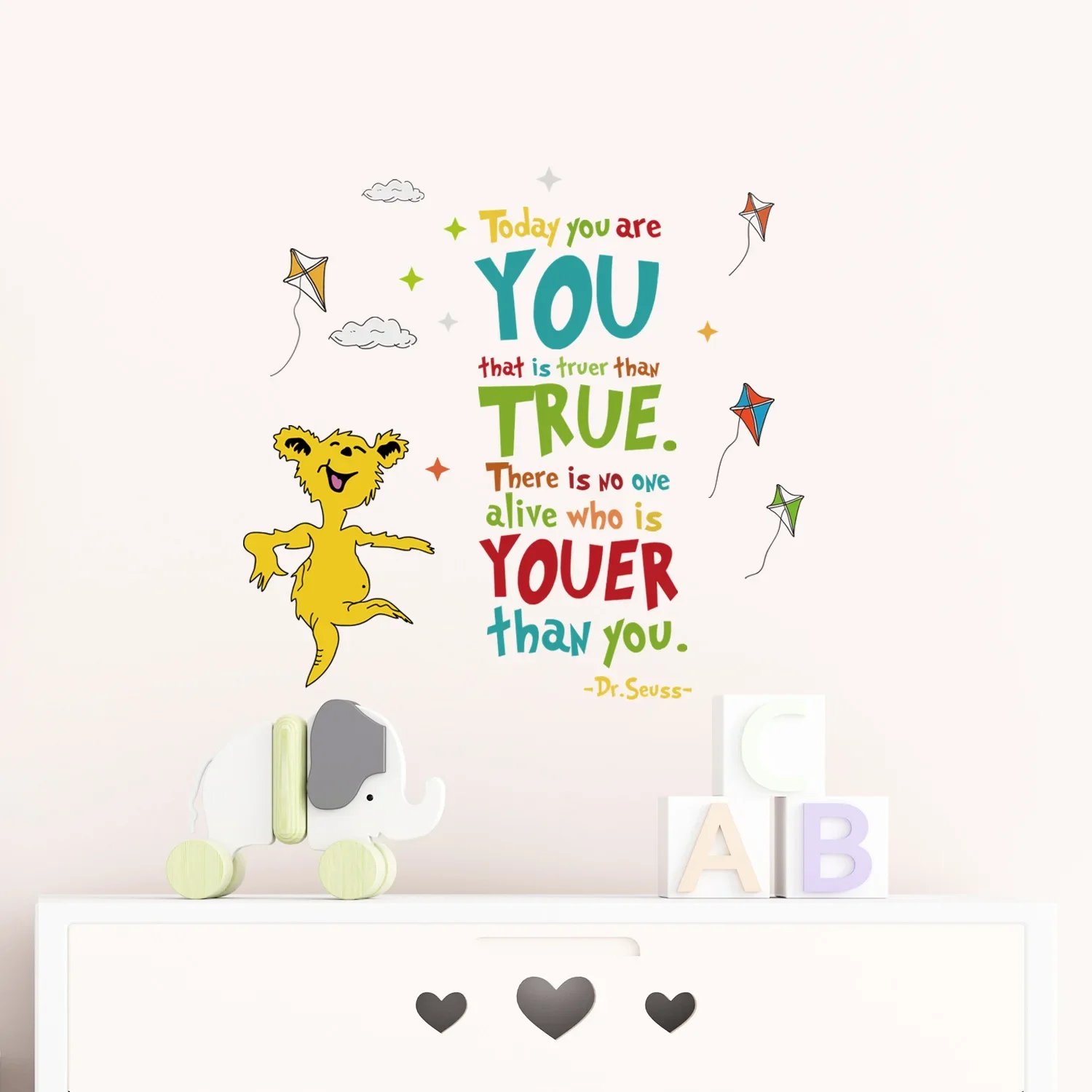 Dr seuss-学習用ウォールステッカー,心に強く訴える引 - Inspirational Kids Education Quotes のレビューと価格