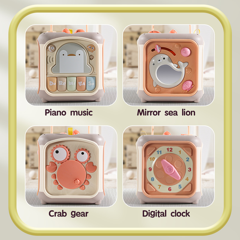 7in1教育シェイプソーター音楽アクティビティキューブおもち - Kids Education Music のレビューと価格
