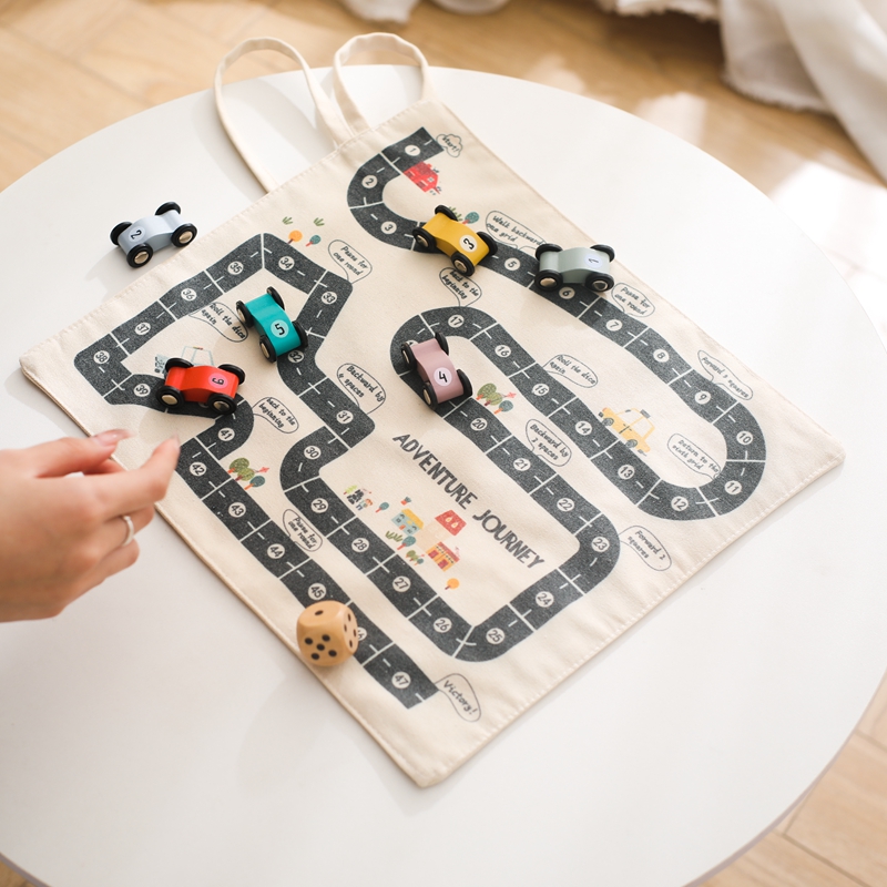 モンテッソーリ交通玩具子供用35 * 31 CM都市交通道路 - Kids Education Music のレビューと価格