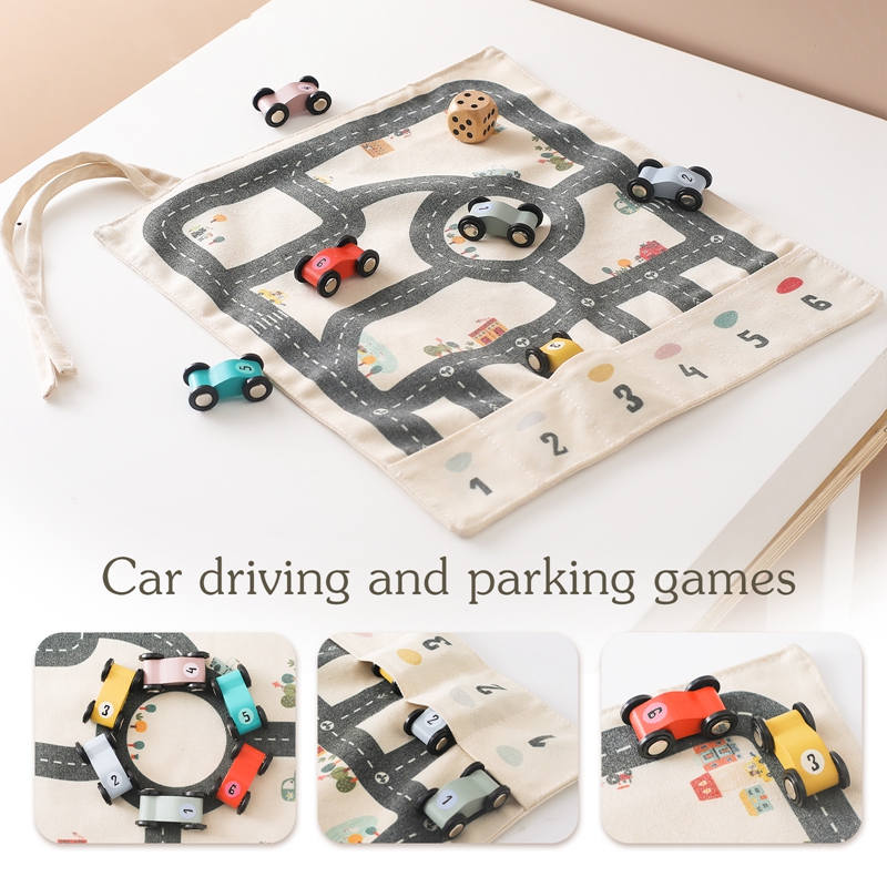 モンテッソーリ交通玩具子供用35 * 31 CM都市交通道路 - Kids Education Music のレビューと価格