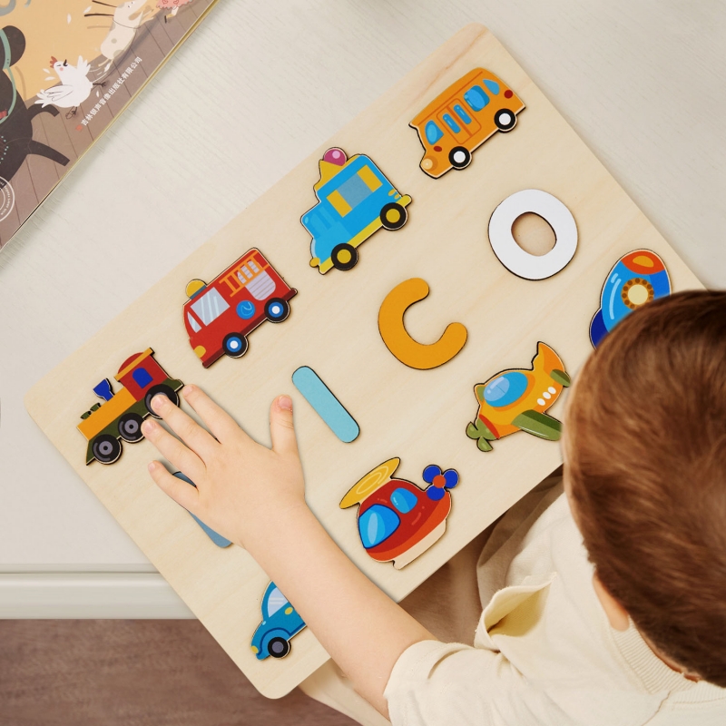 モンテッソーリパーソナライズされた木製パズルカスタム赤ちゃん - Kids Education Name のレビューと価格