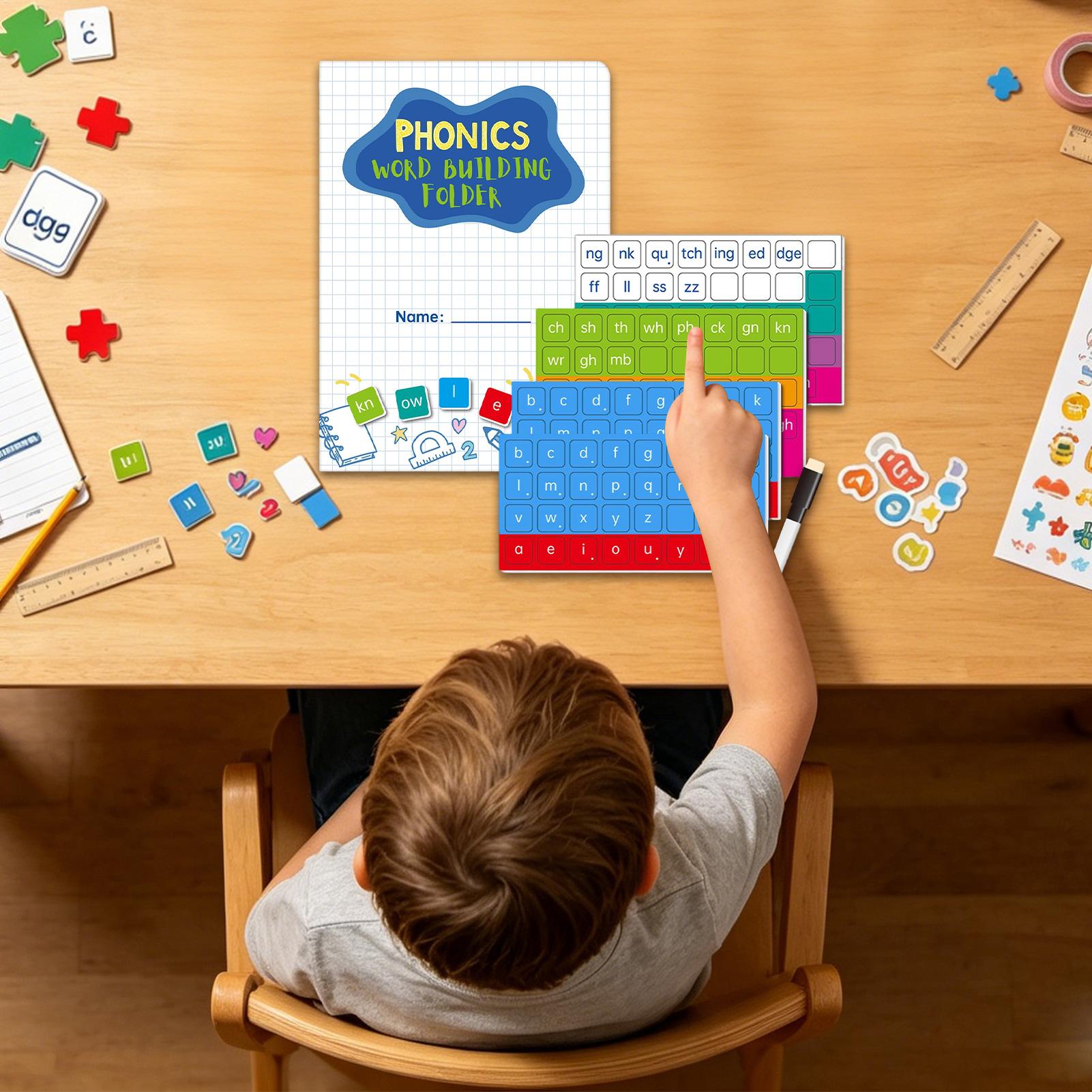 フォニックスとスペル学習用の文字タイル 完全磁気式教育用イン - Kids Education Learning のレビューと価格