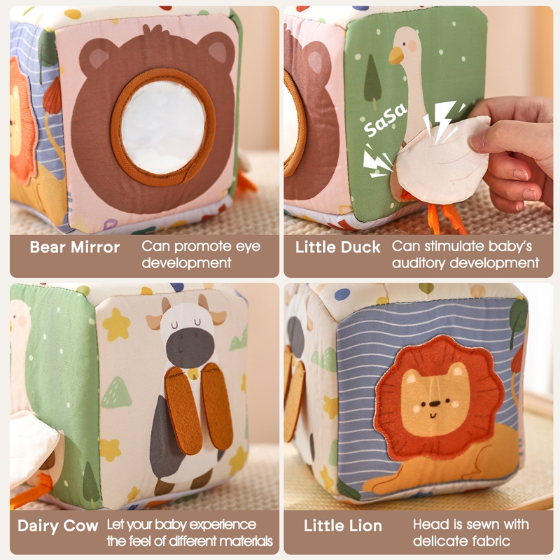 モンテッソーリおもちゃマジックコットン動物ティッシュボックス - Kids Education Music のレビューと価格