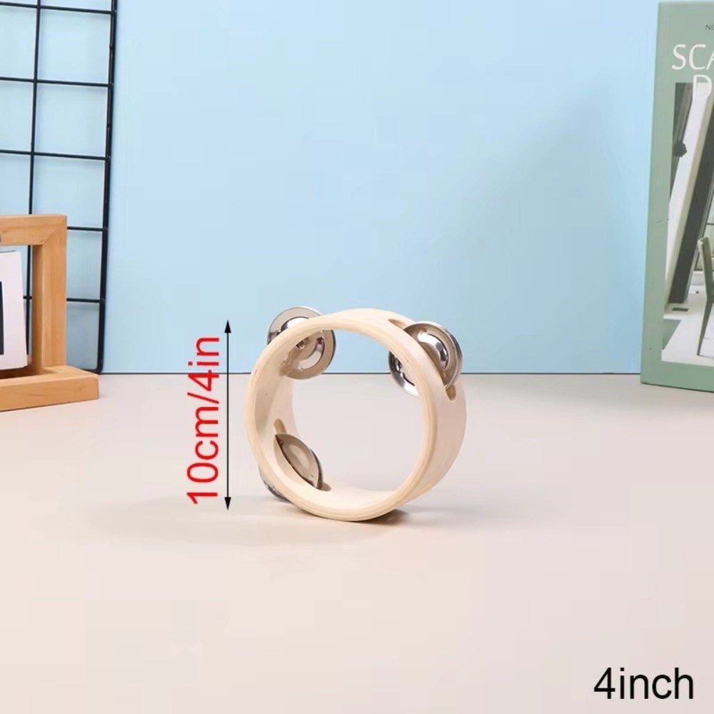 新しい4/6/7/8/10インチハンドドラム木製リングオルフ - Kids Education Music のレビューと価格