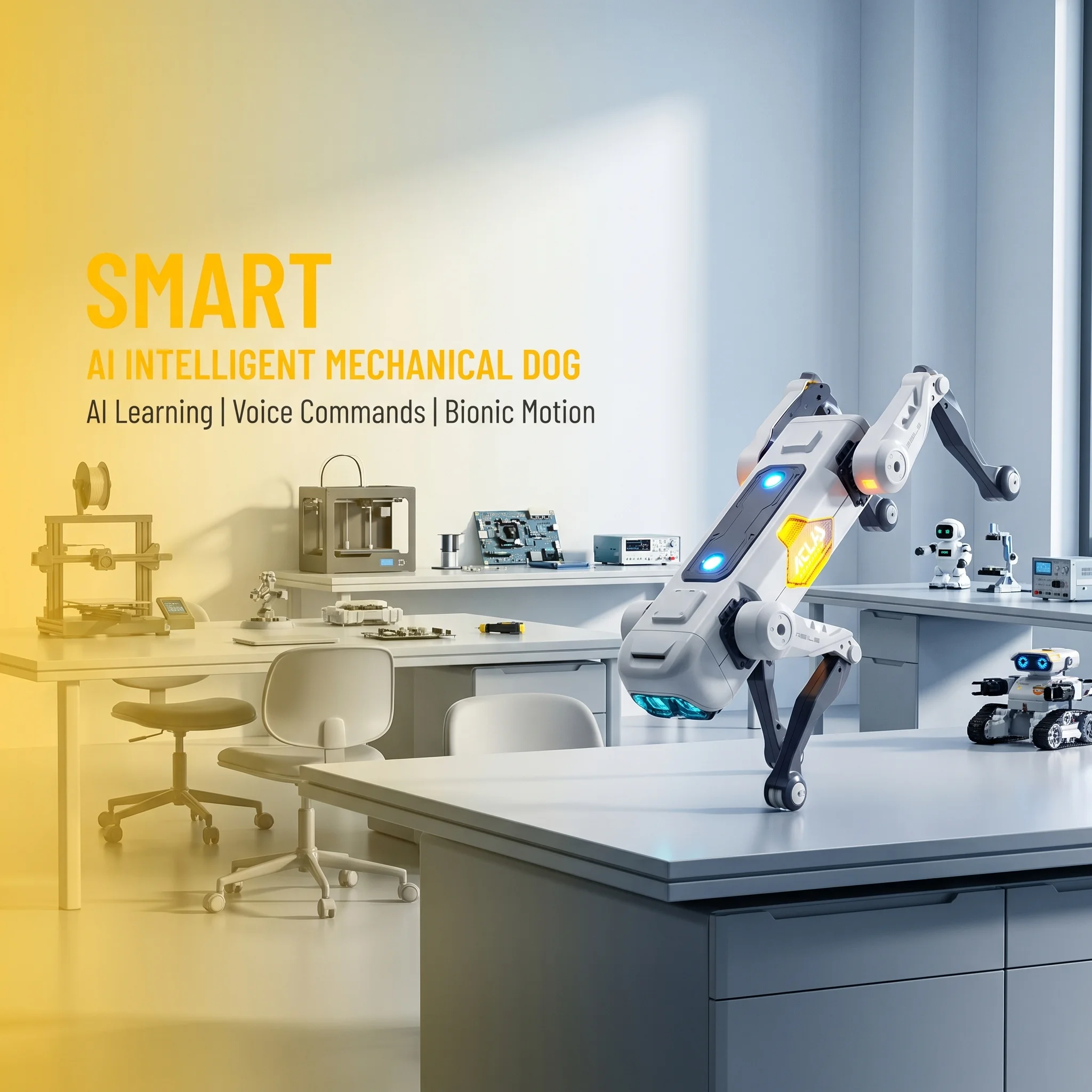 AIスマートロボット犬、音声＆アプリ制御、プログラミング、ダ - Kids Education Learning のレビューと価格