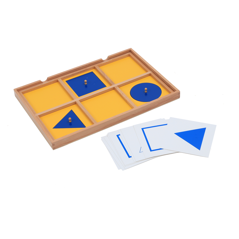 モンテッソーリ感覚おもちゃ 幾何学デモンストレーショントレイ - Kids Education Tools のレビューと価格
