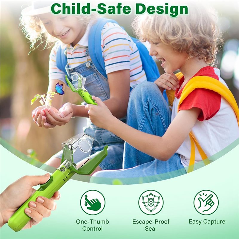 子供用バグキャッチャー - 虫捕りキット、6倍拡大鏡付き - - Kids Education Tools のレビューと価格