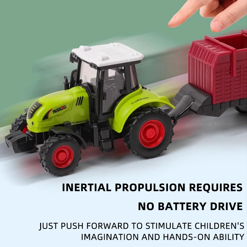 トラクター慣性車ファームトラクタートラック輸送粉砕機モデルベ - Kids Education Learning のレビューと価格